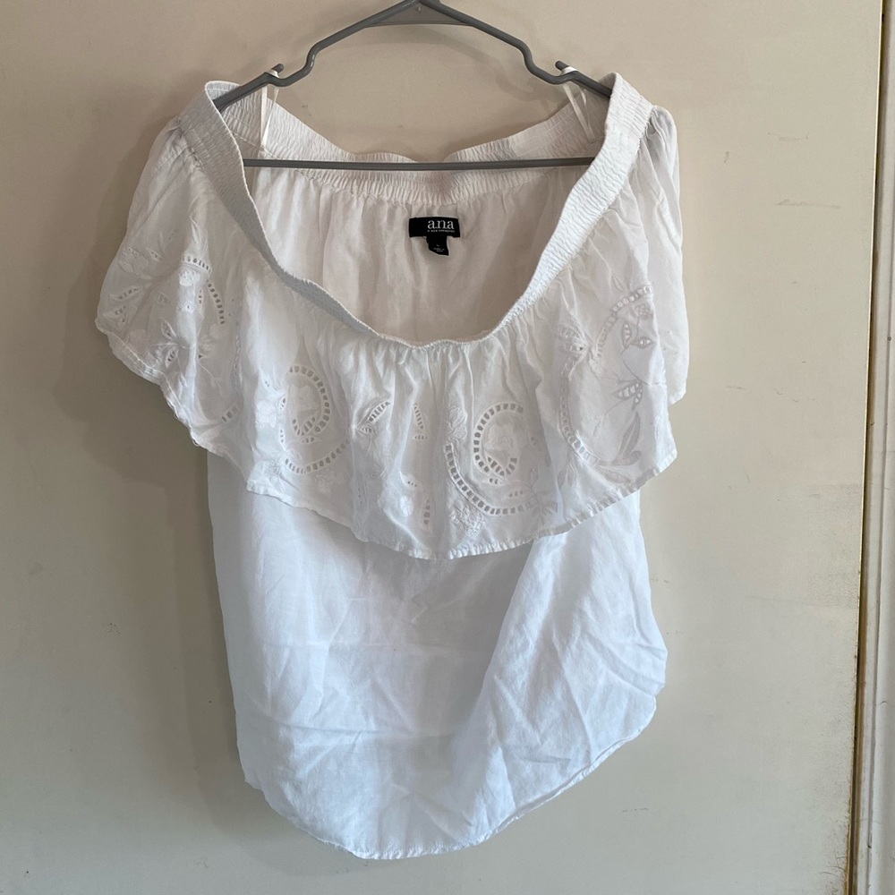 A.n.a. off the Shoulder Top Size Large